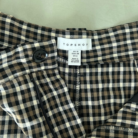 Topshop Plaid Trousers (fit like a size 2) - Picture 7 of 7